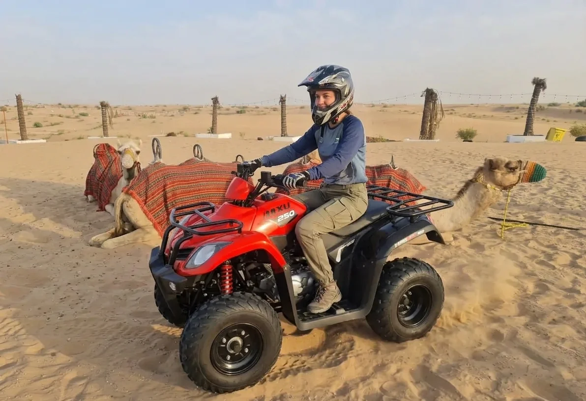 Open Desert Single Seat Quad Bike