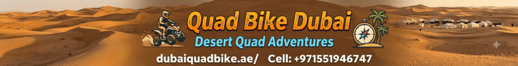 Enjoy the Dubai Quad Bike at big red duens