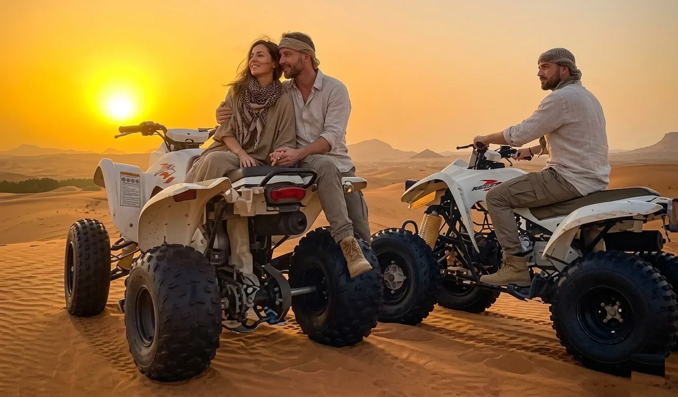 Open Desert Double Seat Quad Bike Dubai