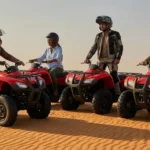 Quad bike adventure across the Dubai desert dunes